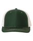 Snapback Trucker Cap - Dark Green/ White - We Print U Press DTF Transfers