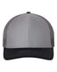 Snapback Trucker Cap - Grey/ Charcoal/ Navy - We Print U Press DTF Transfers