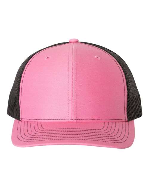 Snapback Trucker Cap - Hot Pink/ Black - We Print U Press DTF Transfers