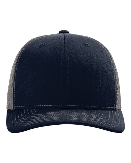 Snapback Trucker Cap - Navy/ Charcoal - We Print U Press DTF Transfers