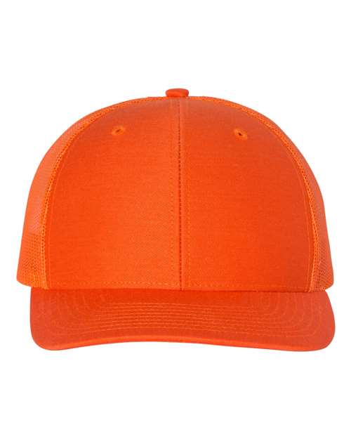 Snapback Trucker Cap - Orange - We Print U Press DTF Transfers