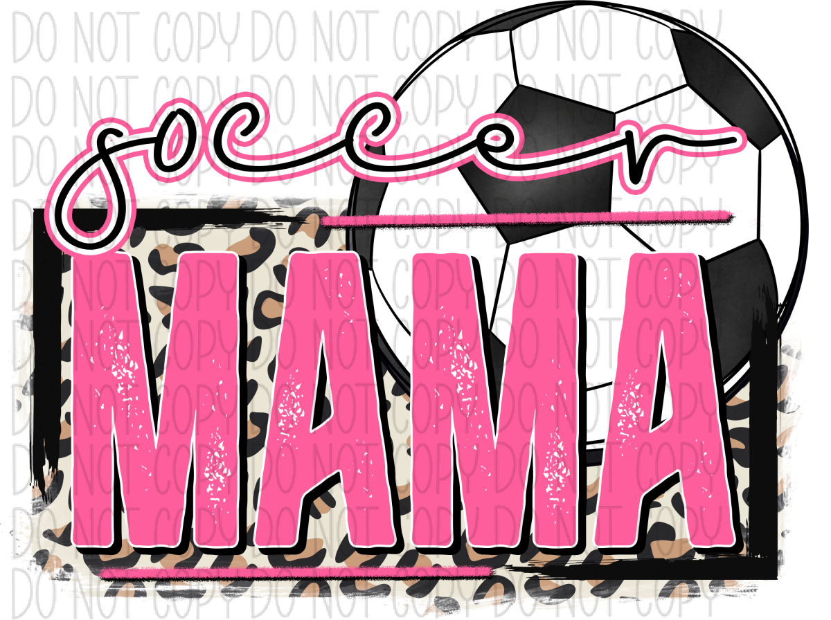 Soccer Mom Pink Dtf Transfer