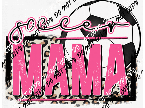 Soccer Mama Pink DTF Transfer - We Print U Press DTF Transfers