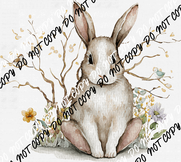 Soft Pastel Bunny DTF Transfer - We Print U Press DTF Transfers