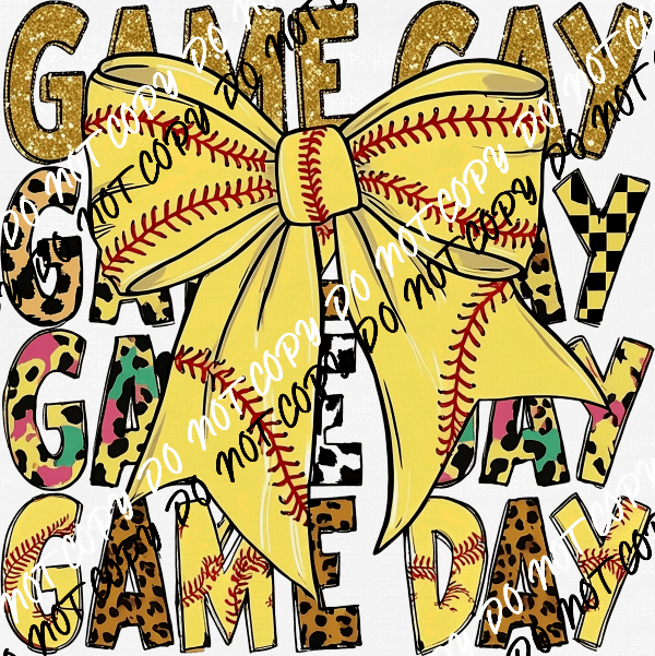 Softball Coquette DTF and UV Bundle - We Print U Press DTF Transfers