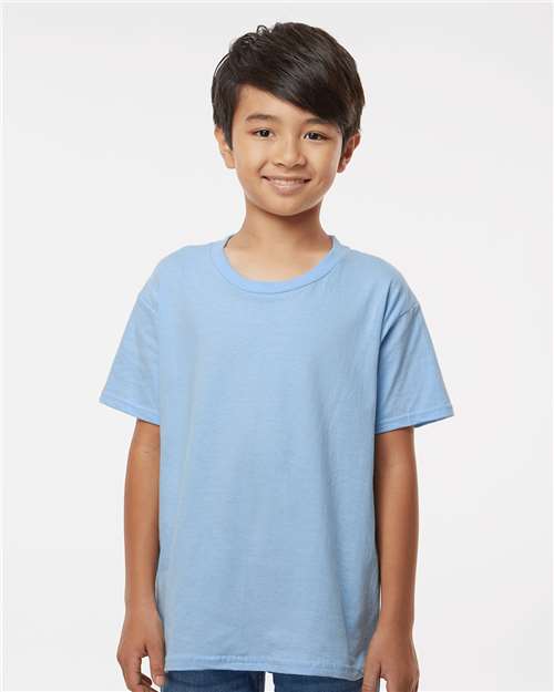 Softstyle® Youth T-Shirt - Light Blue - We Print U Press DTF Transfers