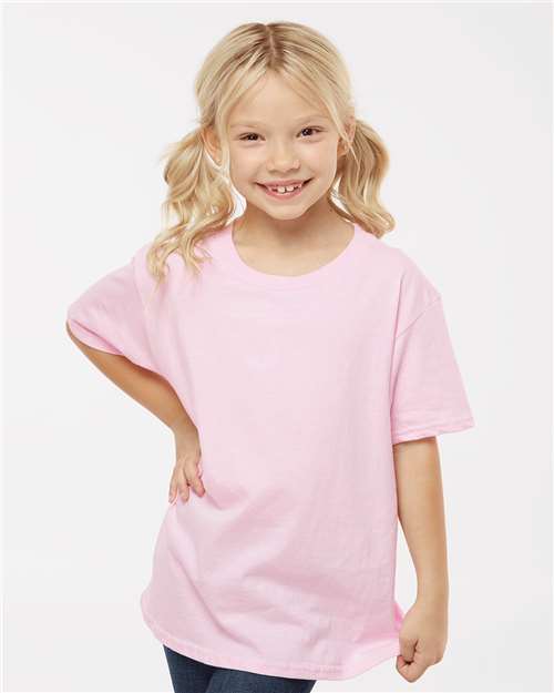 Softstyle® Youth T-Shirt - Light Pink - We Print U Press DTF Transfers