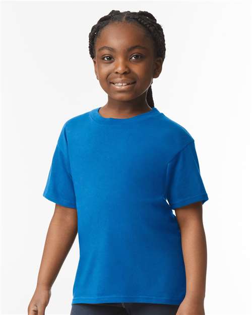 Softstyle® Youth T-Shirt - Royal - We Print U Press DTF Transfers