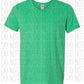 Softstyle® V-Neck T-Shirt Heather Irish Green / S