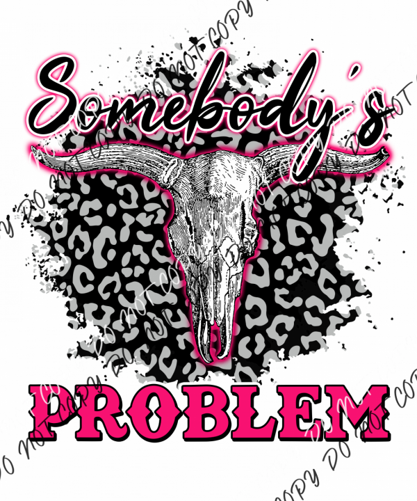 Somebodys Problem Cow Skull