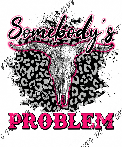 Somebodys Problem Cow Skull