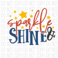 Sparkle & Shine Patriotic Dtf Transfer