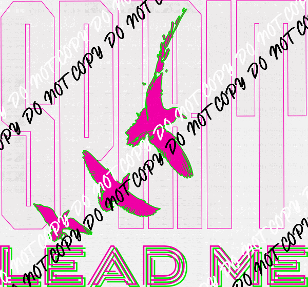 Spirit Lead Me DTF Transfer - We Print U Press DTF Transfers