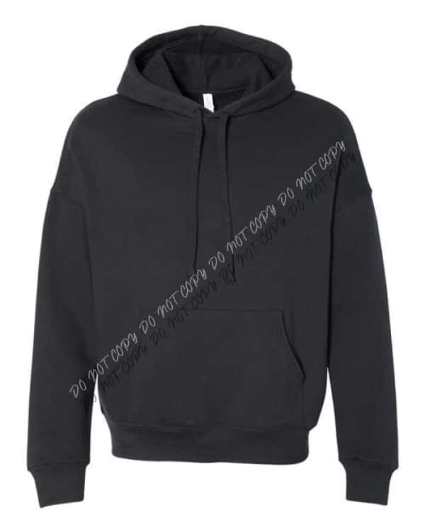 Sponge Fleece Drop Shoulder Hoodie - We Print U Press DTF Transfers