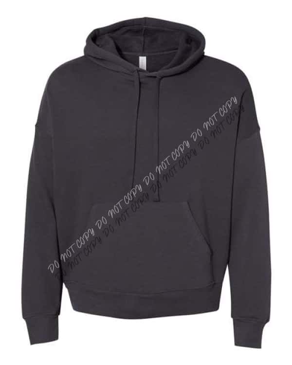 Sponge Fleece Drop Shoulder Hoodie - We Print U Press DTF Transfers