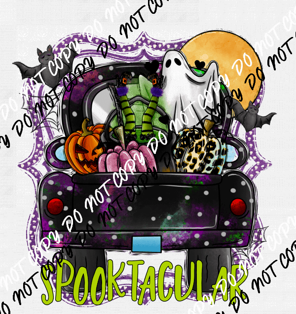 Spooktacular DTF Transfer - We Print U Press DTF Transfers