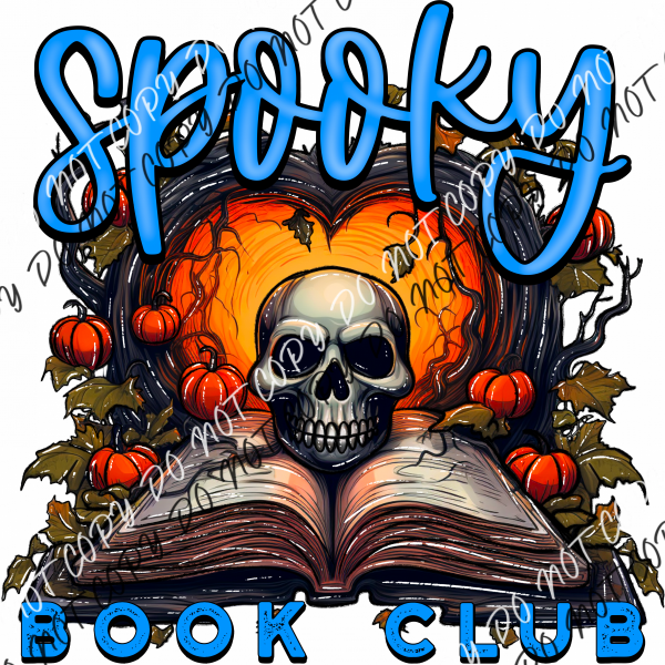 Spooky Book Club Dtf Transfer Rtp Transfers