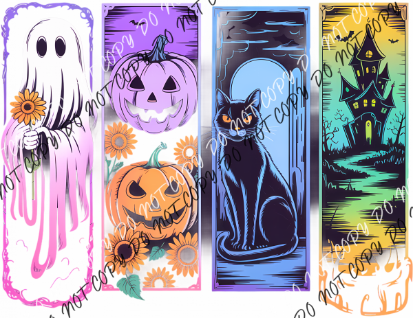 Spooky Season Neon Frames DTF Transfer RTP DTF Transfers