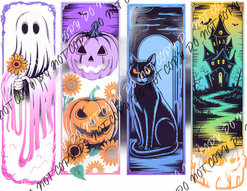 Spooky Season Neon Frames DTF Transfer RTP DTF Transfers