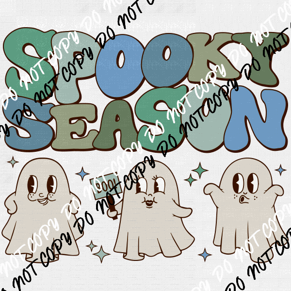 Spooky Season Youth DTF Transfer - We Print U Press DTF Transfers