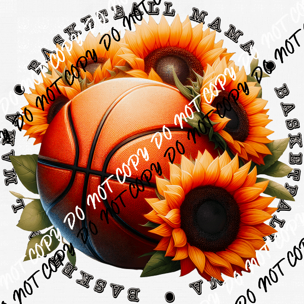 Sport Mama with Sunflowers (Choose Sport) DTF Transfer - We Print U Press DTF Transfers