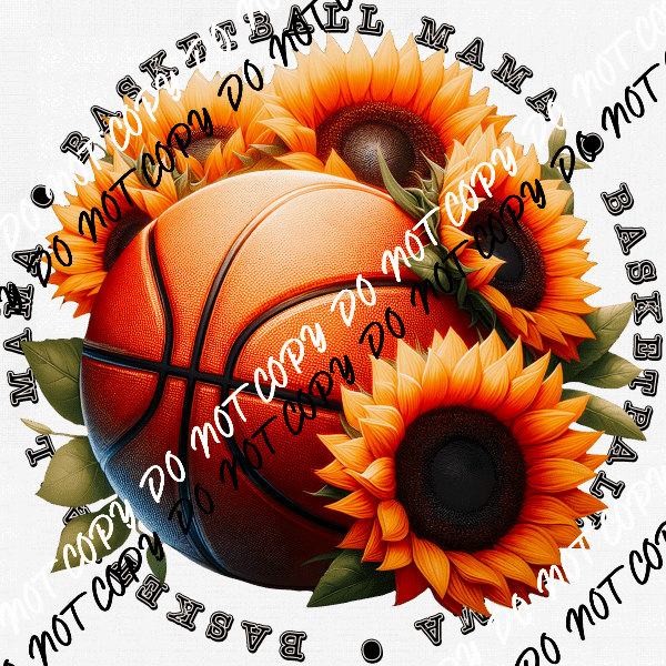 Sport Mama with Sunflowers (Choose Sport) DTF Transfer - We Print U Press DTF Transfers