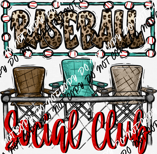 Sport Social Club(Choose Sport) DTF Transfer - We Print U Press DTF Transfers