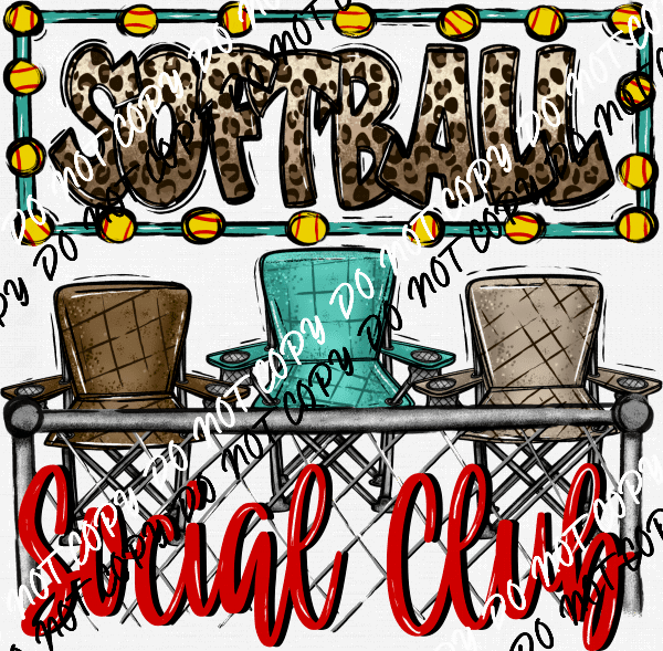 Sport Social Club(Choose Sport) DTF Transfer - We Print U Press DTF Transfers