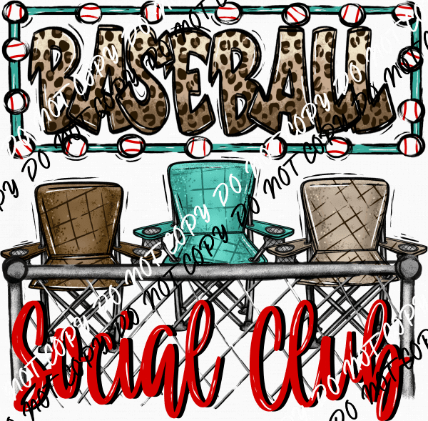 Sport Social Club(Choose Sport) DTF Transfer - We Print U Press DTF Transfers