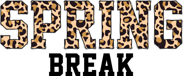 Spring Break Animal Print DTF Transfer RTP DTF Transfers