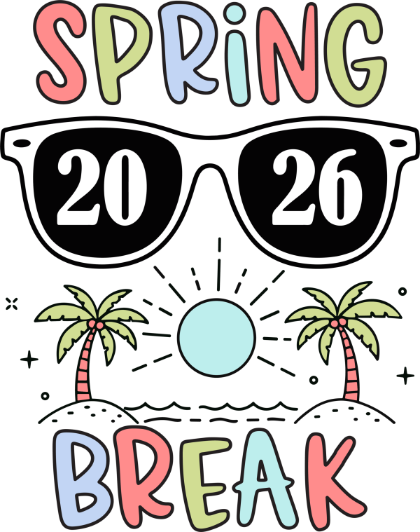 Spring Break Sunglasses 2026 DTF Transfer RTP DTF Transfers