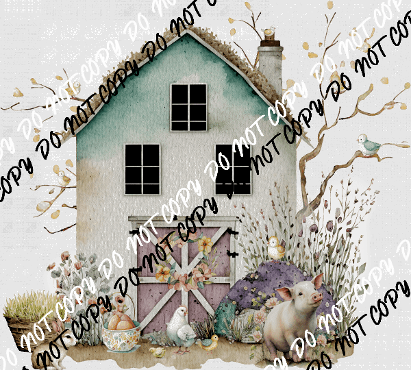 Spring Farmhouse DTF Transfer - We Print U Press DTF Transfers