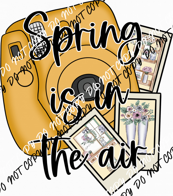 Spring Is In The Air Collage DTF Transfer - We Print U Press DTF Transfers