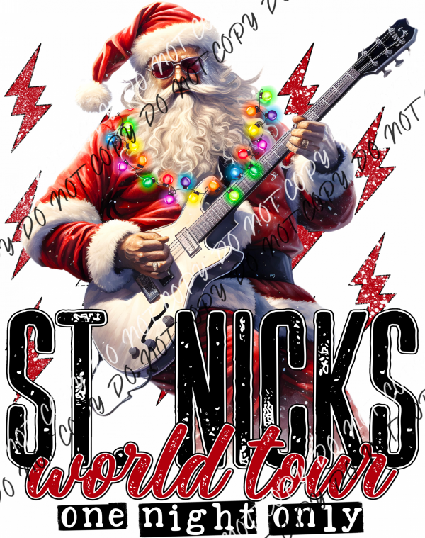 St. Nick’s World Tour One Night Only Dtf Transfer Rtp Transfers