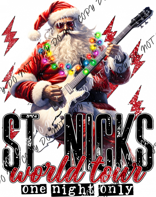 St. Nick’s World Tour One Night Only Dtf Transfer Rtp Transfers