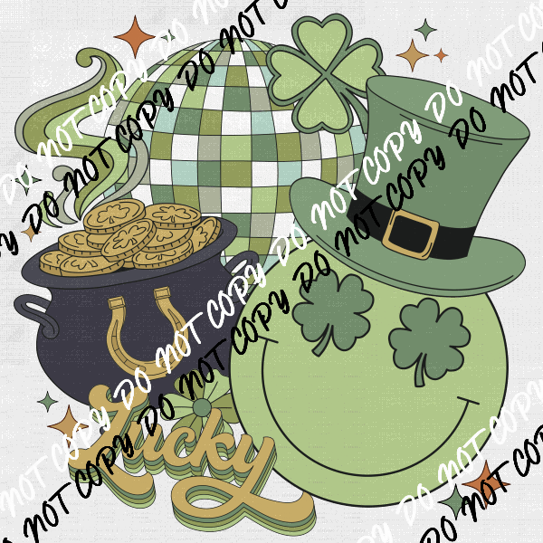 St. Patrick's Collage DTF Transfer - We Print U Press DTF Transfers