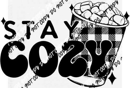 Stay Cozy with Marshmallows DTF Transfer - We Print U Press DTF Transfers