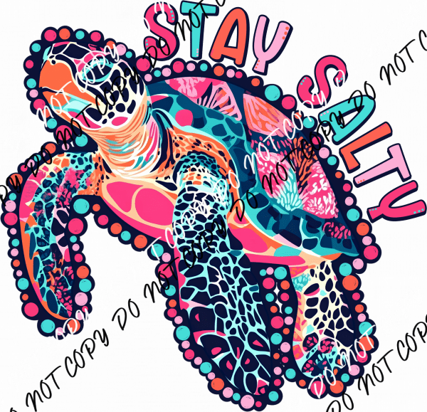 Stay Salty DTF Transfer - We Print U Press DTF Transfers