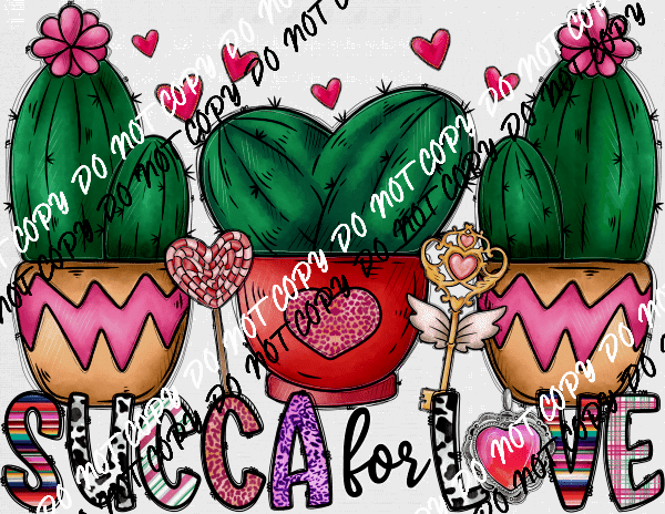 Succa For Love DTF Transfer - We Print U Press DTF Transfers