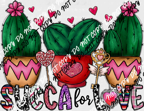 Succa For Love DTF Transfer - We Print U Press DTF Transfers