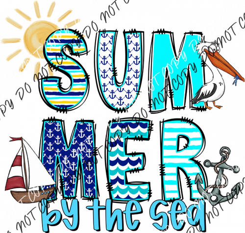 Summer By The Sea Dtf Transfer Rtp Transfers