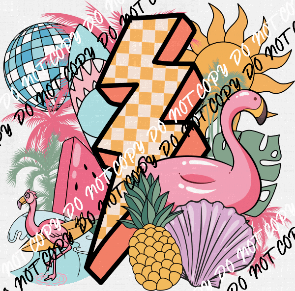 Summer Mashup DTF Transfer - We Print U Press DTF Transfers