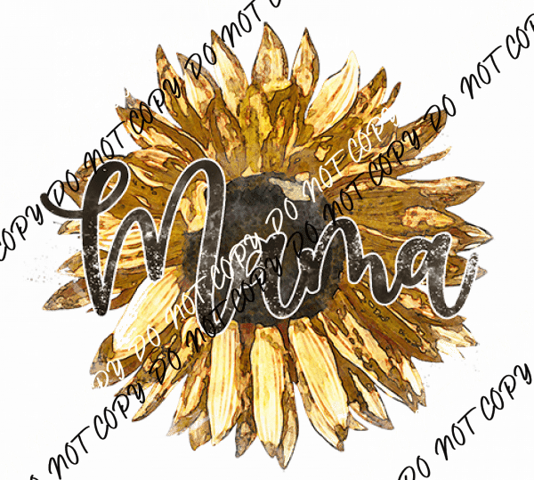 Sunflower Mama DTF Transfer - We Print U Press DTF Transfers