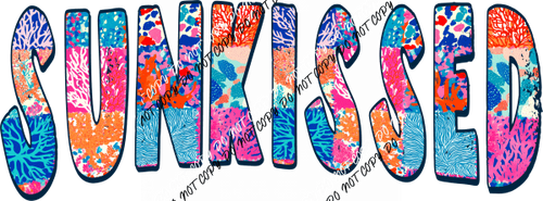 Sunkissed DTF Transfer - We Print U Press DTF Transfers