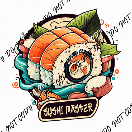 Sushi Roll Master DTF Transfer - We Print U Press DTF Transfers