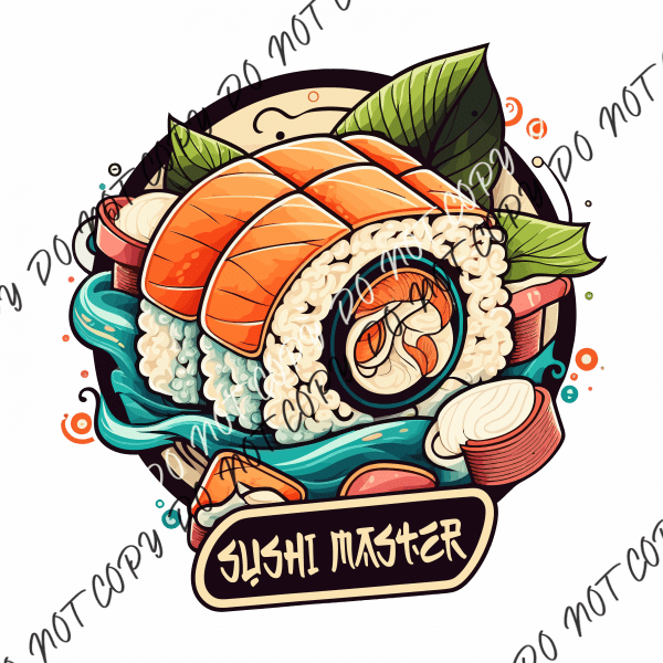 Sushi Roll Master Dtf Transfer