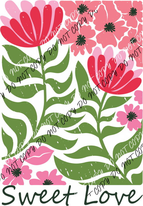 Sweet Love Boho DTF Transfer RTP DTF Transfers