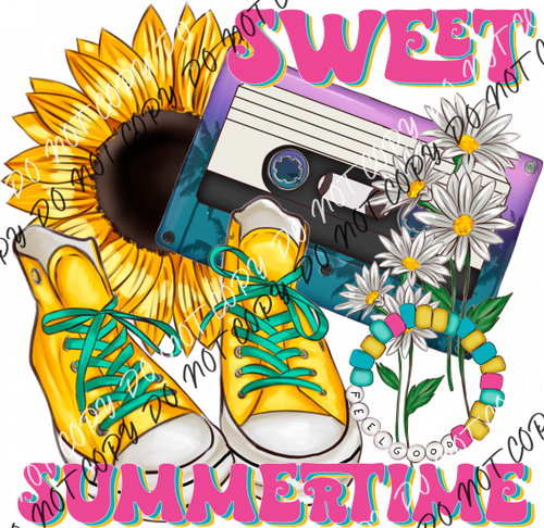 Sweet Summertime Collage Dtf Transfer Rtp Transfers