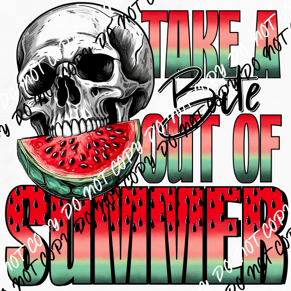 all-panic-no-disco-skull-dtf-transfer