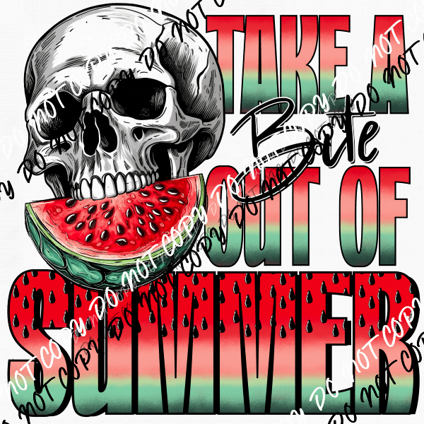 all-panic-no-disco-skull-dtf-transfer